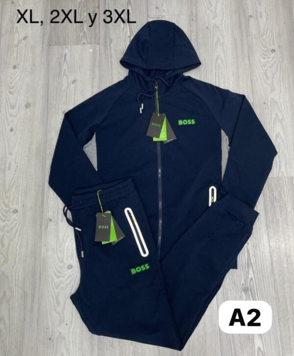 Conjuntos Deportivo Hugo Boss Azul Marino para Hombre - Image 2